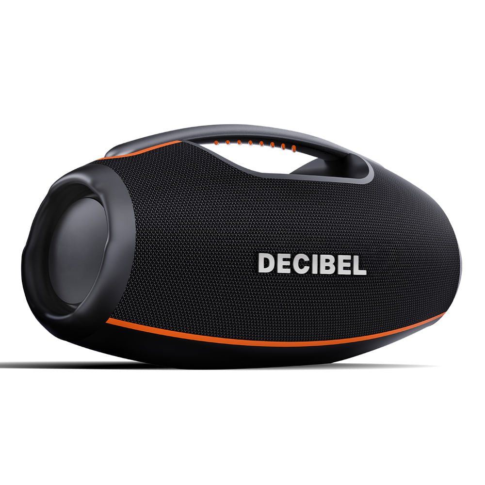 Imagen 1 del producto Parlante Bluetooth Decibel Boom Max 130W, IPX7, Powerbank/EQ Modes, hasta 24 horas de reproducción, negro