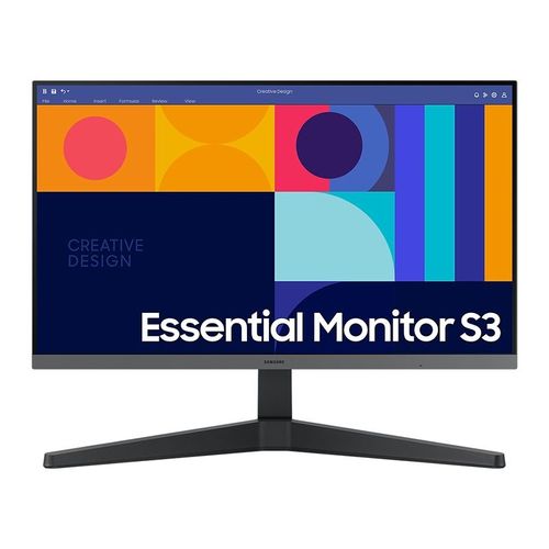 Monitor plano 27" Samsung LS27C330GALXPE Essential S3, FHD (1920x1080), HDMI