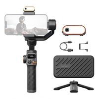 Estabilizador de celular Hohem iSteady M6 Kit version con seguimiento magnético de IA de 3 ejes para iPhone/Android, luz de relleno, rotación 360°