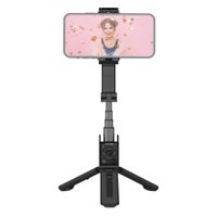 Estabilizador de celular Hohem iSteady Q incluye selfie extensible, trípode, y control remoto para iPhone/Android, rotación 360°