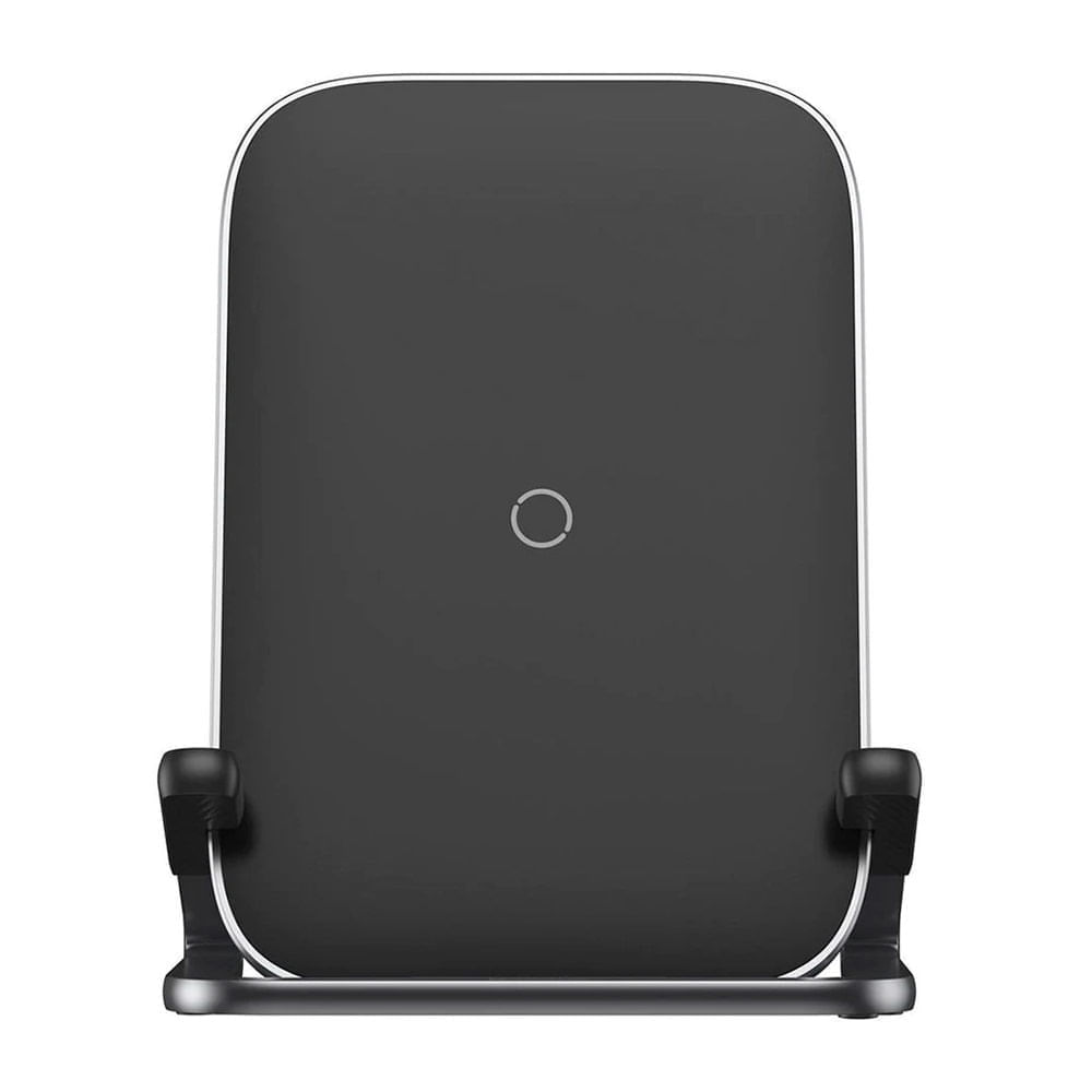 Imagen 2 del producto Cargador inalámbrico Baseus Rip 15W, soporte vertical/horizontal, carga rápida, negro (reempacado)