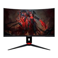 Monitor gamer curvo 27"" Teros TE-2766G Panel VA, FHD(1920x1080), 180Hz, 1ms, entradas HDMI/DP, Freesync