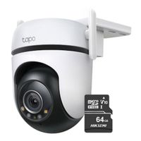 Cámara De Seguridad Tapo C520WS 2K 4MP para exteriores + Micro SD 64GB, blanco