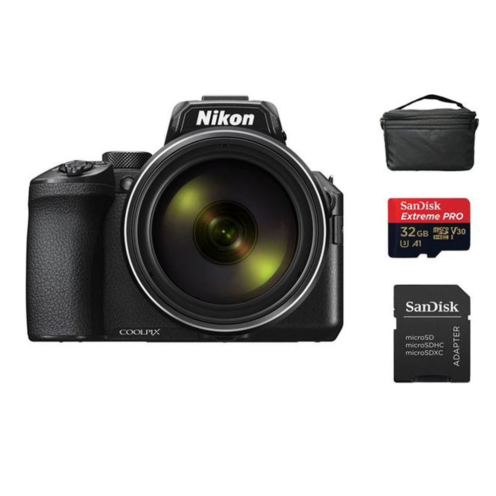 Camara Nikon P950 + estuche + memoria 32Gb