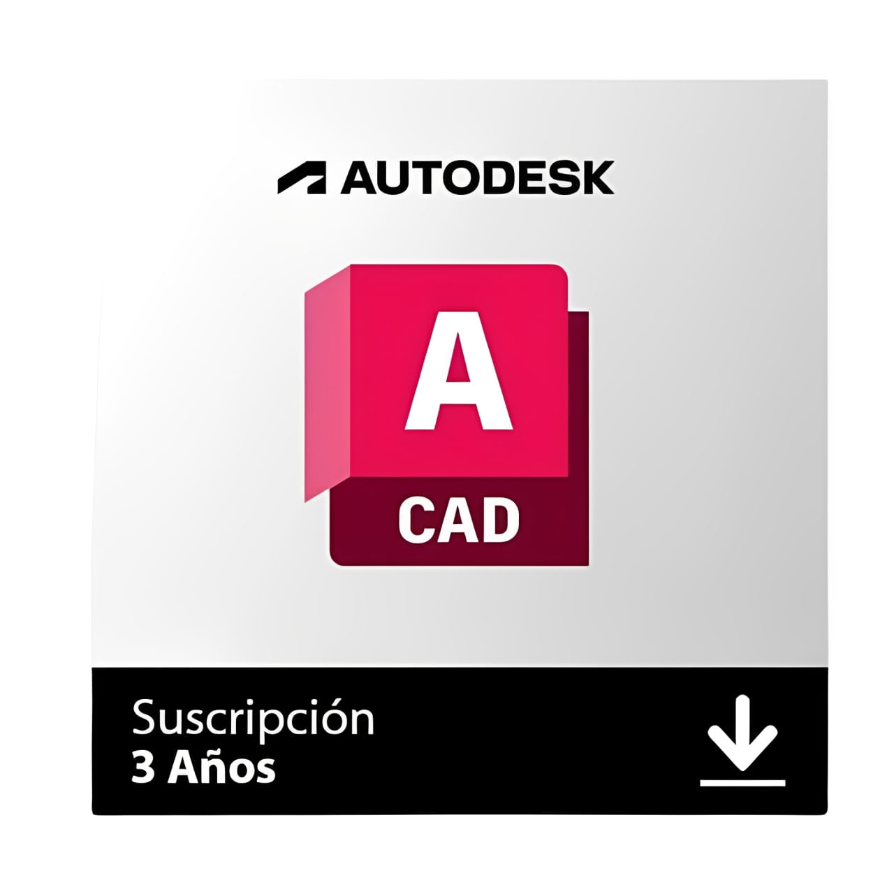 Licencia digital AutoCAD Edu, 1 usuario, compatible con Windows y macOS, duración 3 años