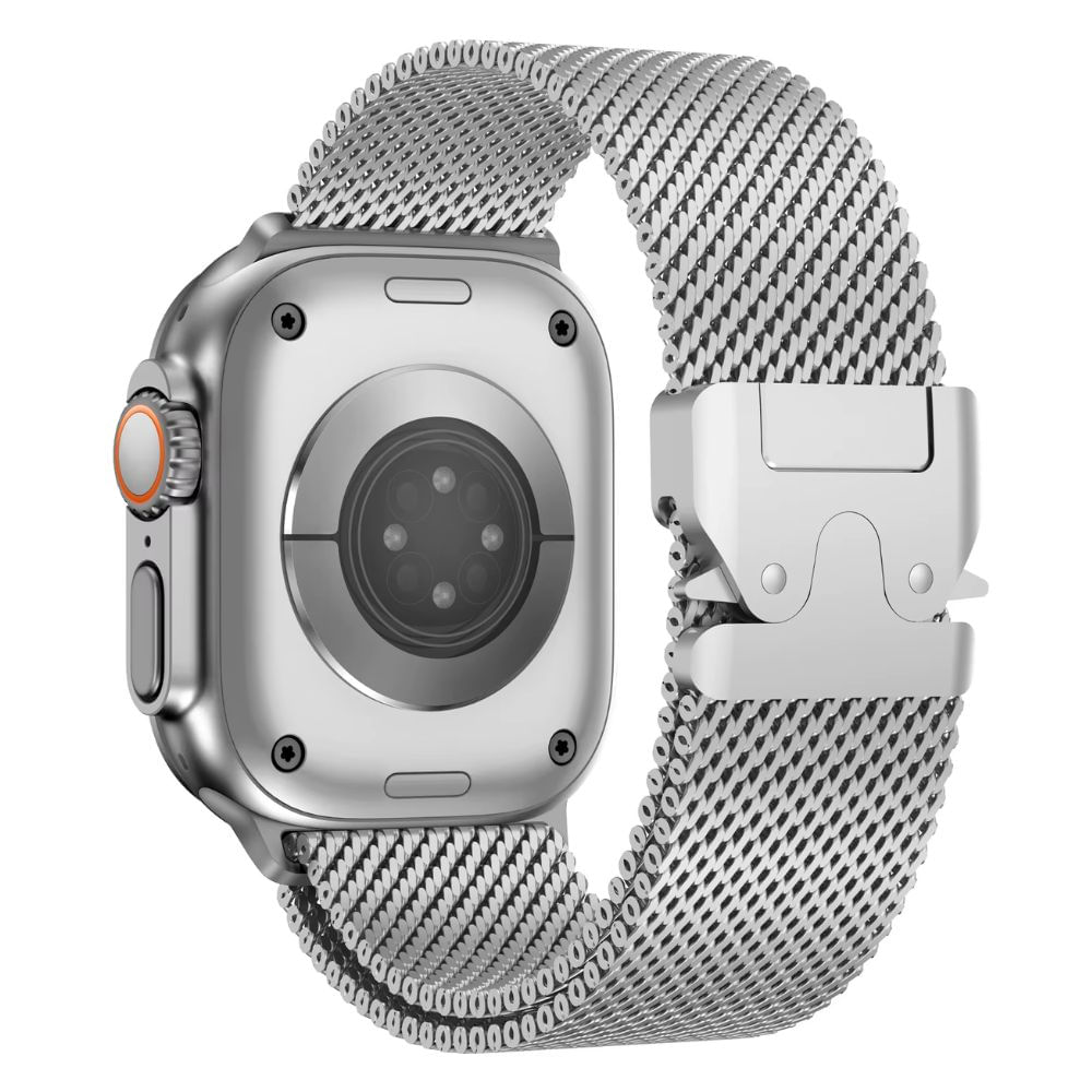 Case de metal URVOI 49mm para Apple Watch Ultra, Ultra 2 y Ultra 3 con frontal titanio y posterior, zafiro sintético