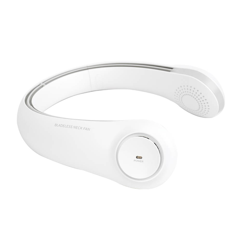Ventilador portátil Neck Fan para el cuello, hasta 4.5 horas de uso, blanco