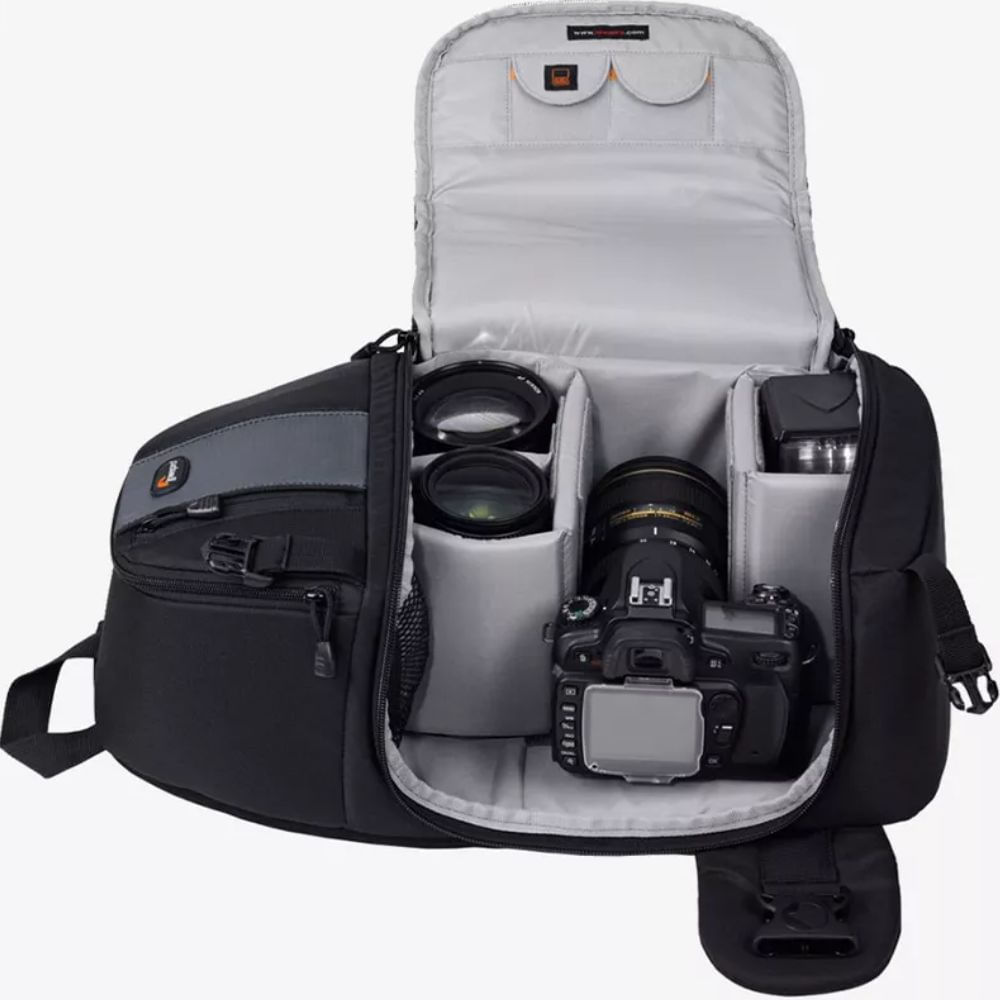 Imagen 2 del producto Mochila para cámara Lowepro Slinghost 202 AW sistema de arnés, funda impermeable, negro