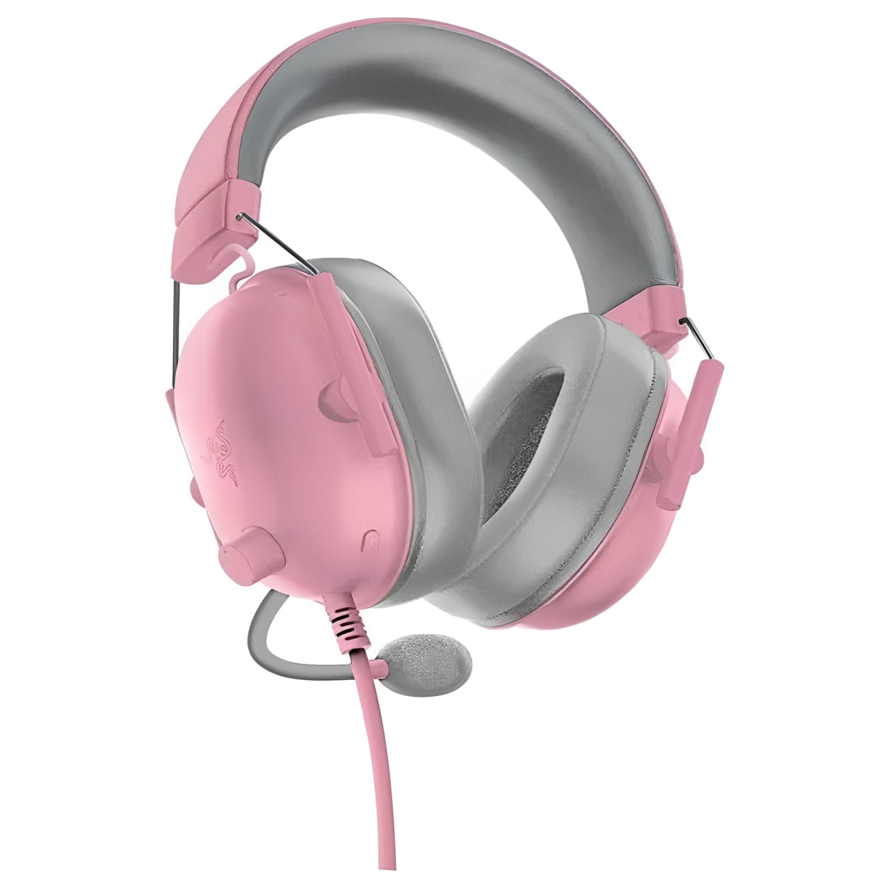 Imagen 2 del producto Audífonos gamer Razer Blackshark V2 X conexión 3.5 mm, multiplataforma, con micrófono, 7.1, rosado