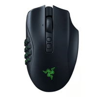 Mouse gamer Razer Naga V2 Pro MMO inalámbrico, 20 botones, 30K DPI, HyperSpeed Chroma, con luces, negro