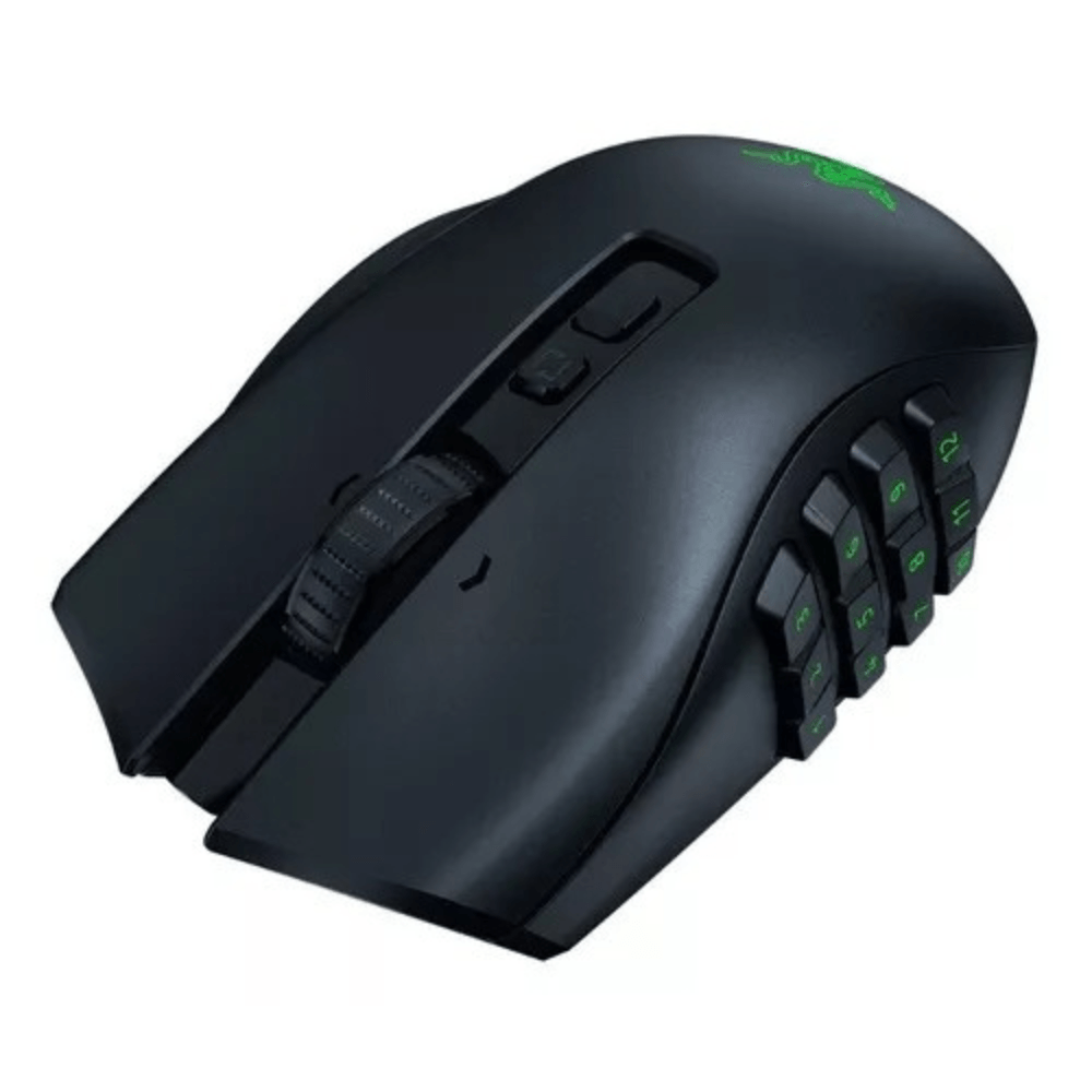 Imagen 2 del producto Mouse gamer Razer Naga V2 Pro MMO inalámbrico, 20 botones, 30K DPI, HyperSpeed Chroma, con luces, negro