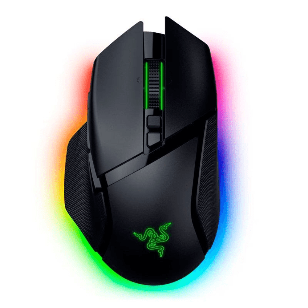 Mouse gamer Razer Basilisk V3 Pro inalámbrico, 35K DPI, luces Chroma, sensor óptico, negro