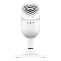 Micrófono Gamer Razer Seiren V3 Mini streaming mercury condensador, blanco