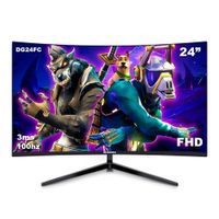 Monitor curvo Micronics Brickell DG24FC-FHD 24"" panel LED, Full HD, 100 Hz, 3ms, 1 puerto