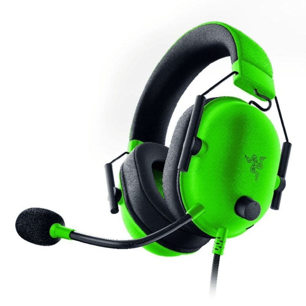 Audífonos gamer Razer Blackshark V2 X conexión 3.5 mm, 7.1, micrófono, multi plataforma, verde