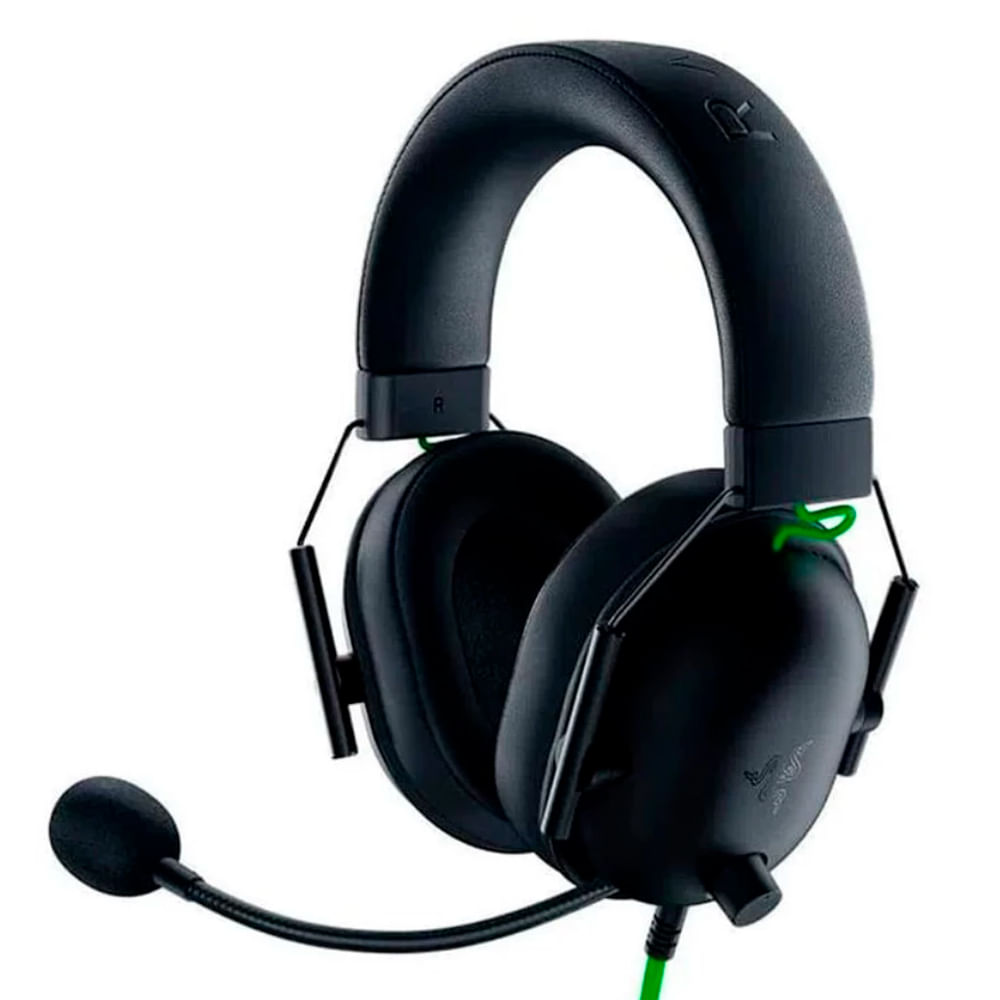 Audífonos gamer Razer Blackshark V2 X conexión 3.5 mm, 7.1, micrófono integrado, multi plataforma, negro