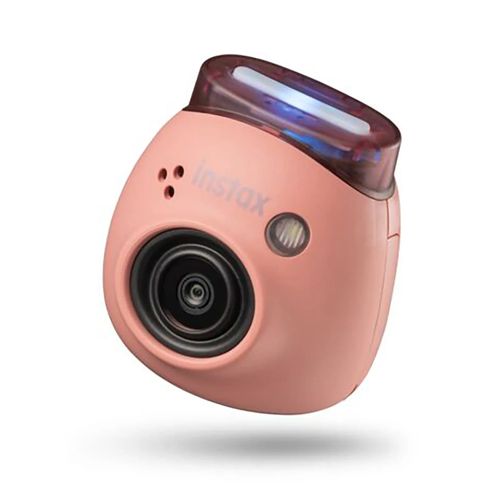 Cámara digital Instax Pal diseño compacto, transferencia vía bluetooth como imagen Instax, hasta 50 fotos a la vez, modo selfie, recargable, rosado