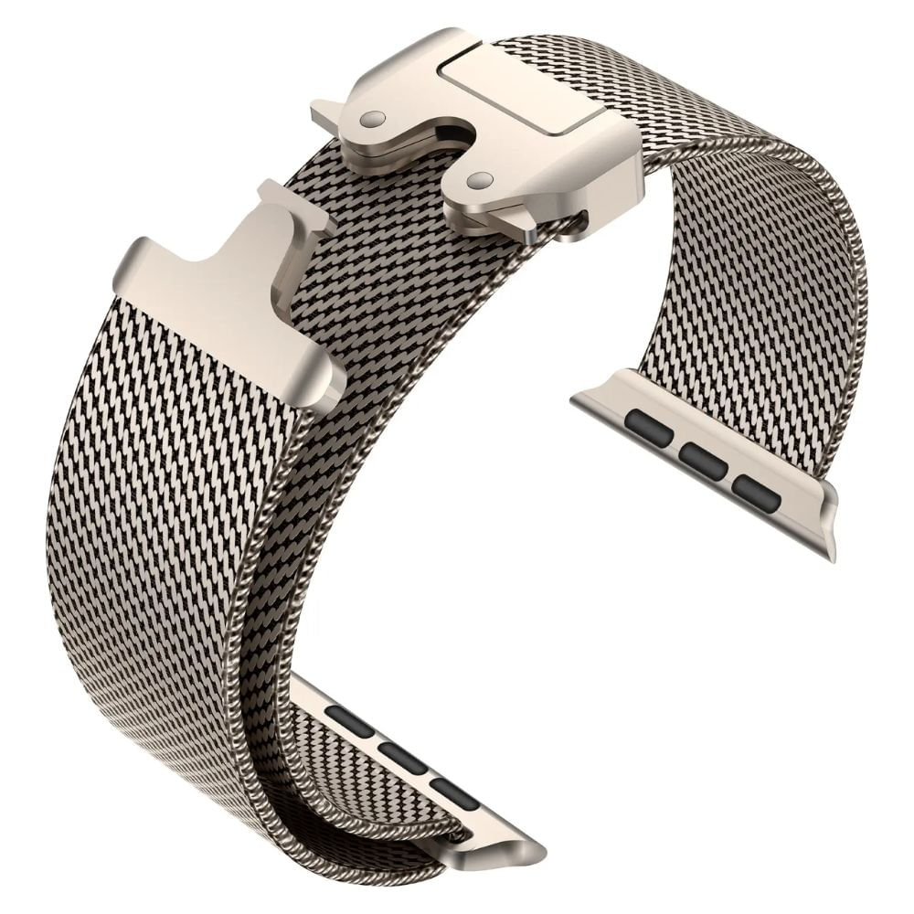 Imagen 2 del producto Correa Urvoi, milanese loop, titanio, cierre buckle para apple watch, 42/44/45/46/49mm
