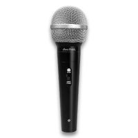 Micrófono alámbrico Decibel FM-525 conexión de 1/4"" a XLR ideal para presentaciones y grabaciones, cable de 5 metros, negro