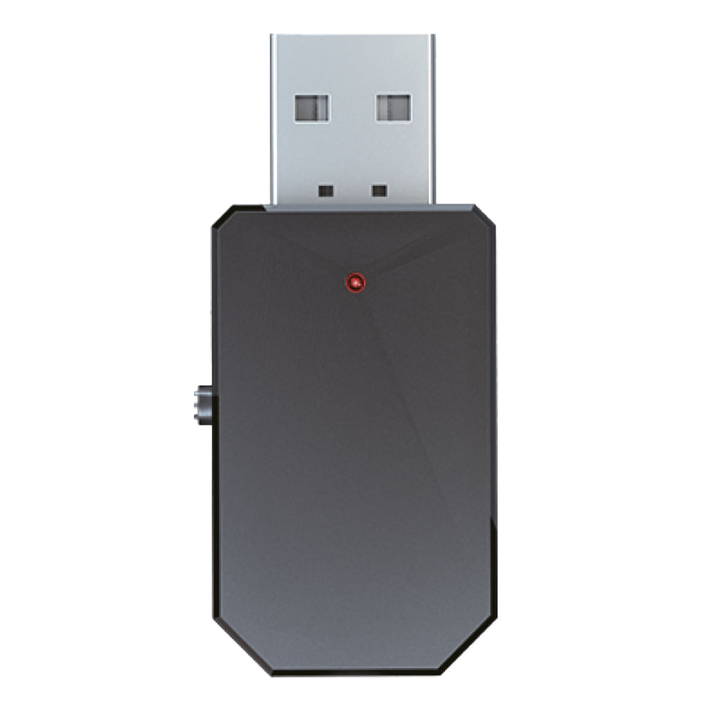 Imagen 2 del producto Transmisor y receptor bluetooth Decibel conexión USB, compatible con TV, laptops y sistemas de sonido, diseño compacto y elegante, negro
