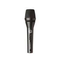 Micrófono AKG P3S dinámico de alto rendimiento, conexión XLR, interruptor, 144 dB, negro