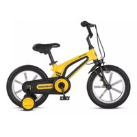 Bicicleta Montasen F800 Aro 16"", asiento regulable, amarillo