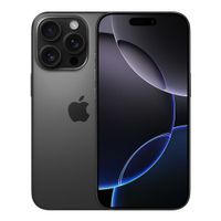 iPhone 16 Pro eSIM 5G 128GB, 8GB RAM, cámara trasera 48MP y frontal 12MP, 6.3"", Black-Titanium