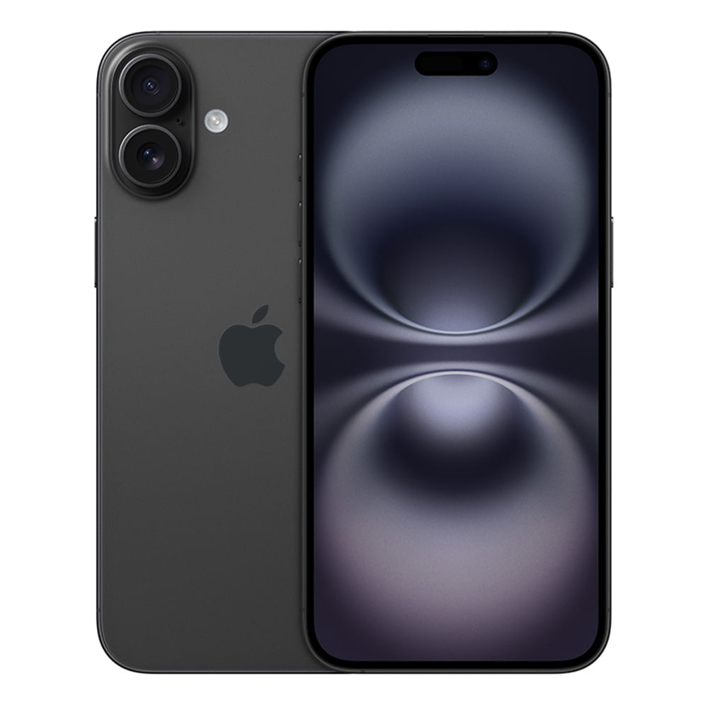 iPhone 16 Plus eSIM 5G 128GB, 8GB RAM, cámara trasera 48MP y frontal 12MP, 6.7", negro