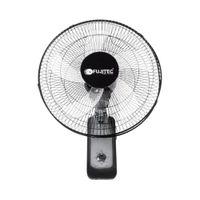 Ventilador de pared Fujitec CF-40C 16"", 55w, 5 aspas, 3 velocidades, negro