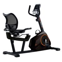 Bicicleta estática Ultimate Fitness R510 Pro peso máx. 110 kg, resistencia magnética, acero, negro