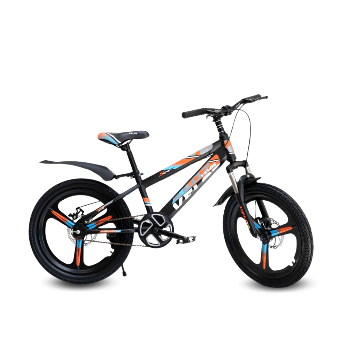Bicicleta Veloz New para niño aro 20", suspensión delantera, negro