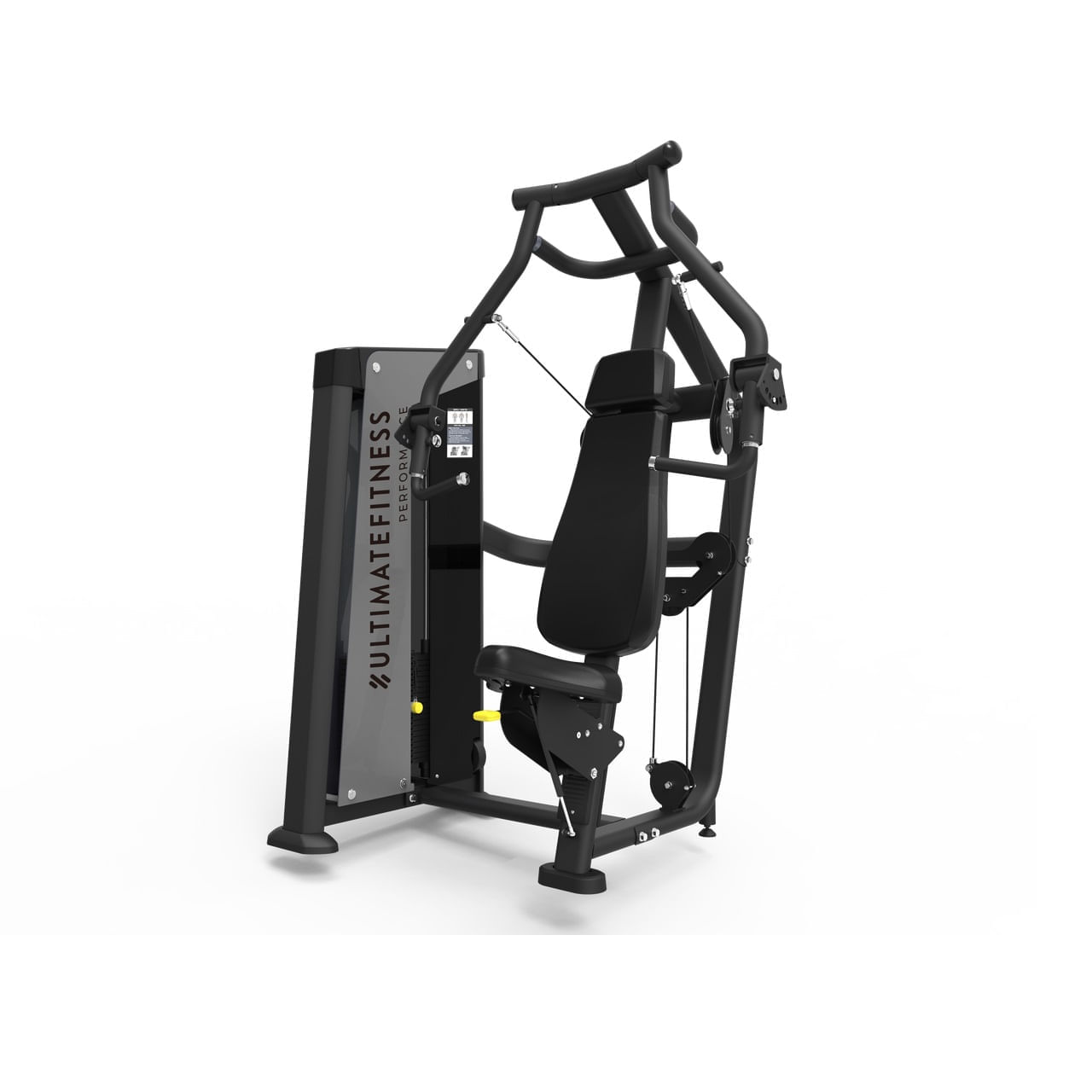 Split Push chest trainer, acero, trabaja tren superior, negro