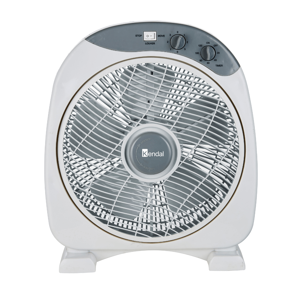 Ventilador Kendal Box 12", 40w, blanco - Kf-12b3