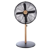 Ventilador de pie Kendal, 60w, 4 aspas, negro - Kzf-1616