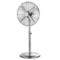 Ventilador de pie Kendal, 16"", 60w, 3 velocidades, plateado