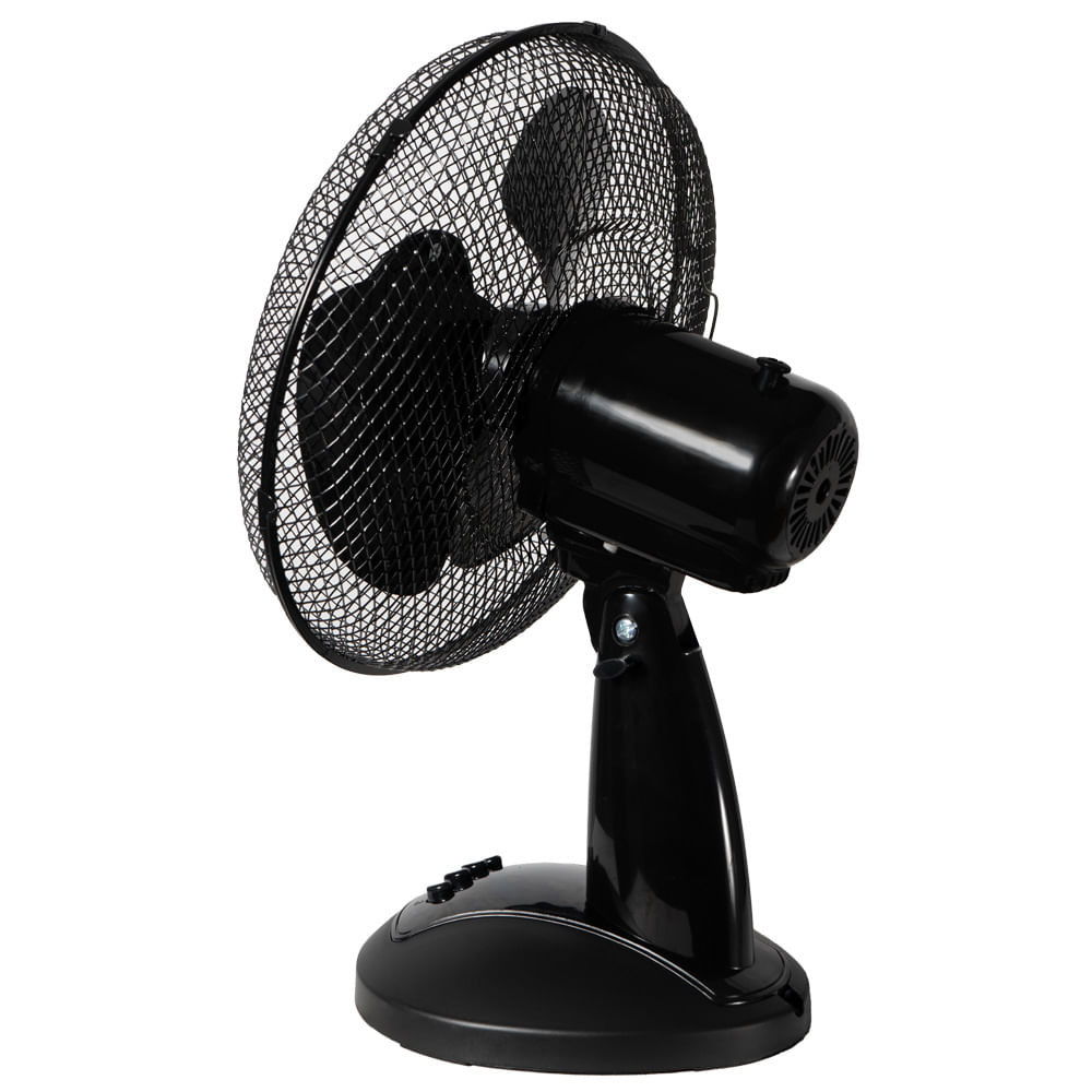 Imagen 2 del producto Ventilador de mesa 12"", 30w, inclinación manual, negro - Kvs-12dn