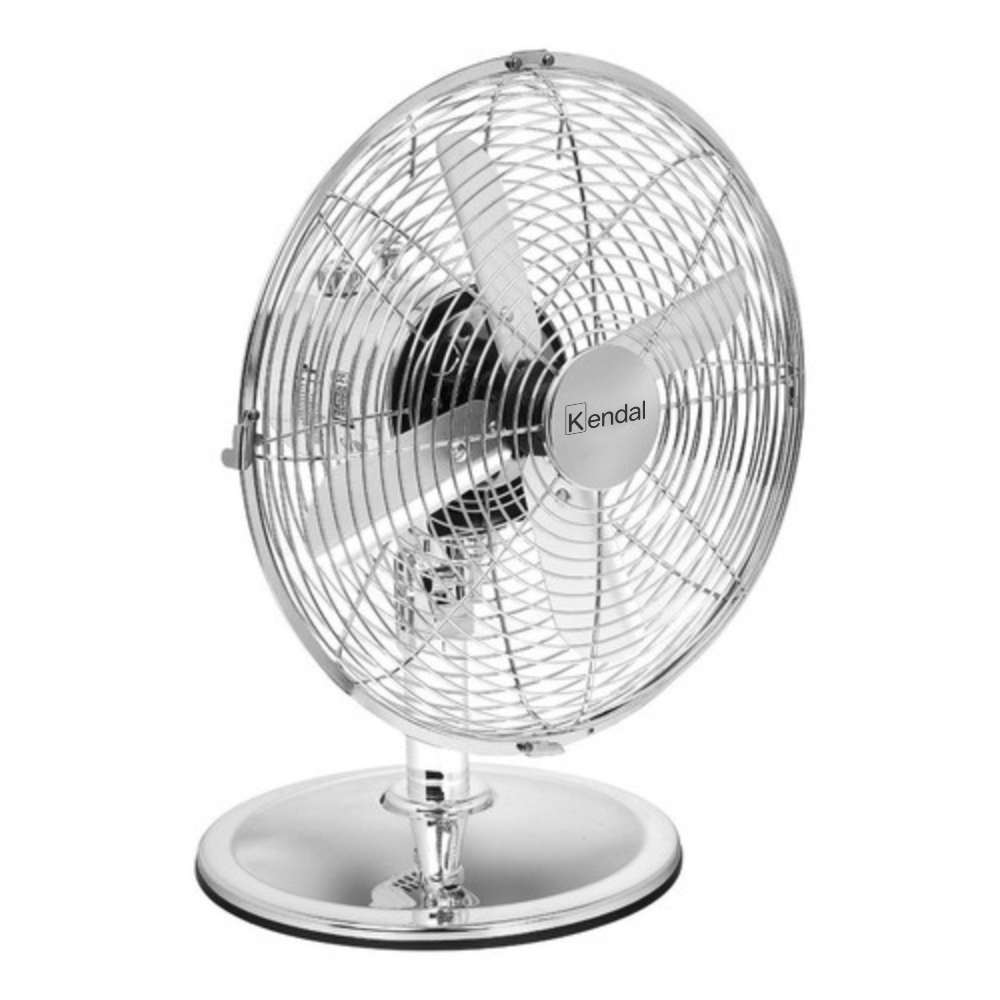 Imagen 2 del producto Ventilador de mesa Kendal, 60w, 4 aspas, 3 velocidades, plateado