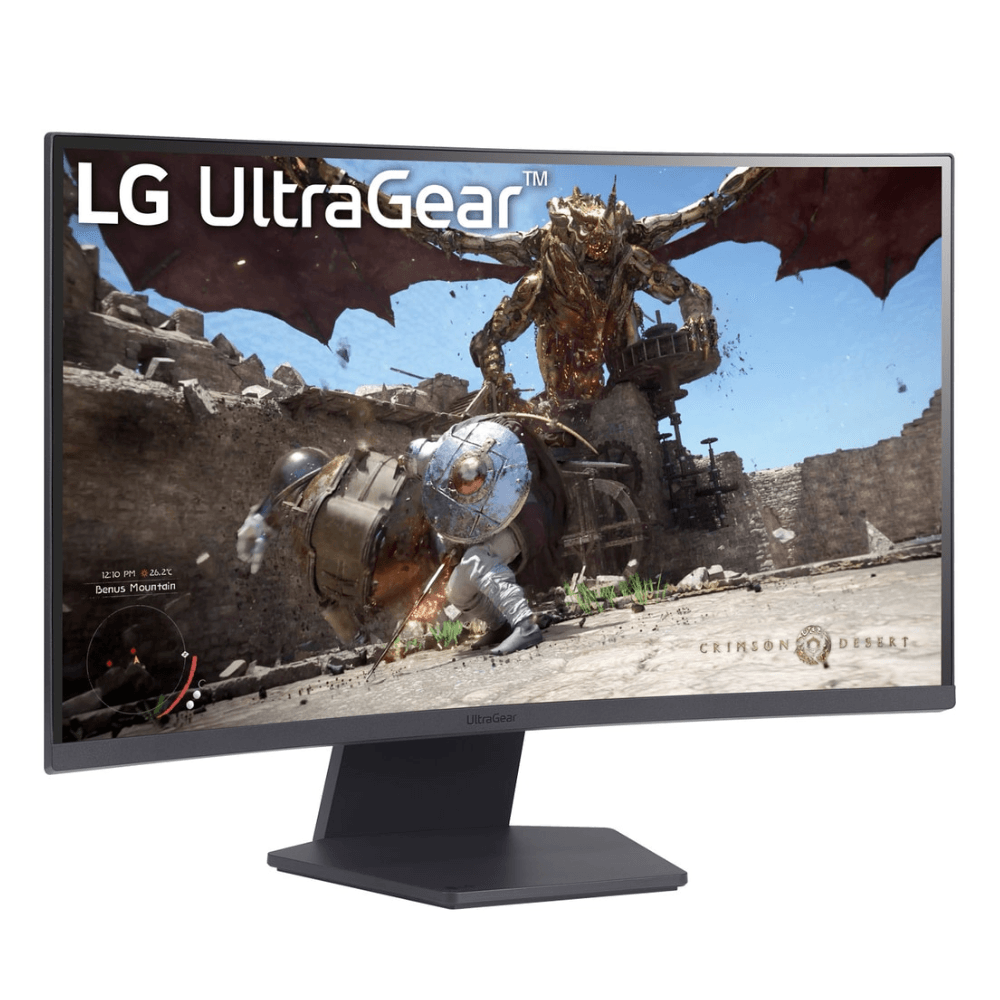 Imagen 2 del producto Monitor LG, 27"", pantalla plana, VA, QHD (2560 x 1440 píxeles), 16:9, 180 Hz, 1 ms, negro - 27GS60QC-B