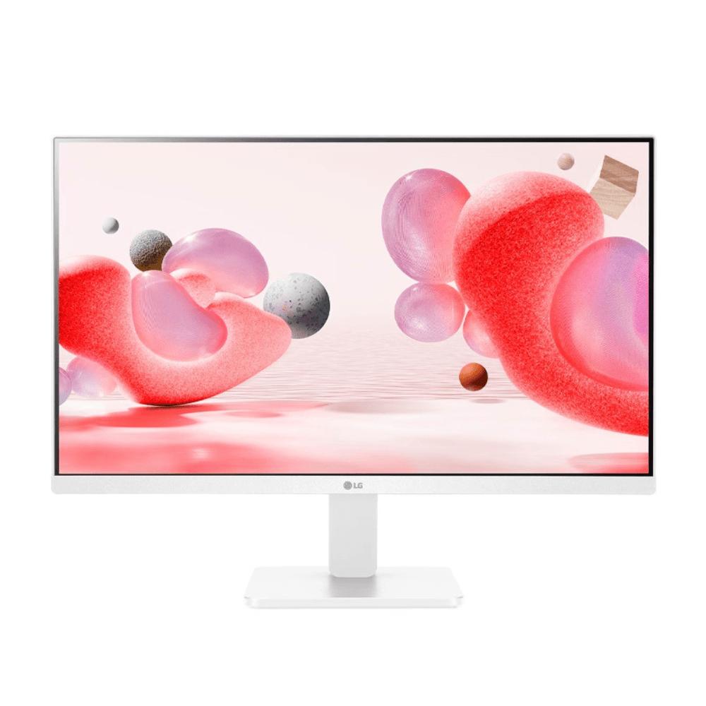 Monitor LG, 23.8", pantalla plana, IPS, Full HD (1920 x 1080 píxeles), 16:9, 100 Hz, 5 ms, FreeSync, blanco - 24MR400-W