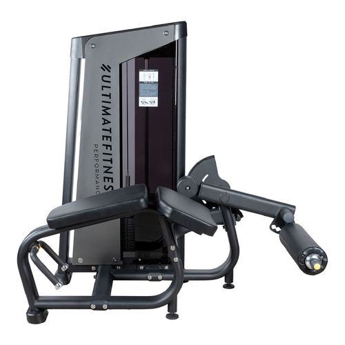 Prone Leg Curl, para tren inferior, banco de cuero sintético, negro