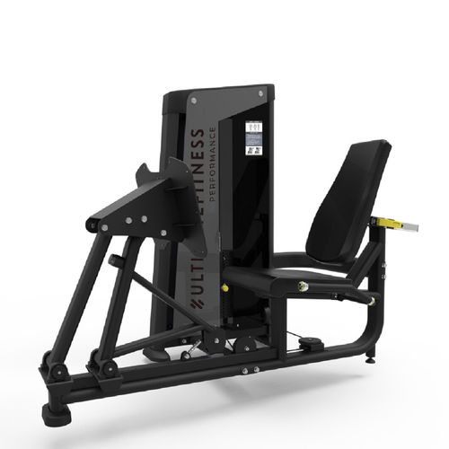 Máquina de leg press, trabaja tren inferior, diseño ergonómico y ajustable, negro