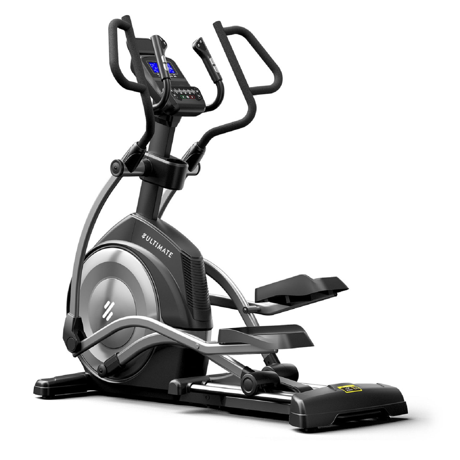 Elíptica T1000 premium magnética, con inclinación, pantalla LCD, negro