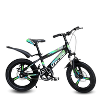 Bicicleta Veloz New para niño aro 20"", sistema de frenos, tapabarro, verde
