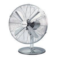 Ventilador de mesa Kendal Kzf-1214II, 45w, 12"", 3 velocidades ajustables, plateado