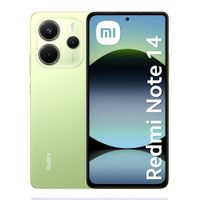 Celular Xiaomi Redmi Note 14 4G 256GB, 8GB RAM, cámara trasera 108MP y frontal 20MP, 6.67'', verde