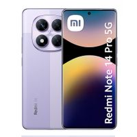 Celular Xiaomi Redmi Note 14 Pro 5G 256GB, 8GB RAM, cámara trasera 200MP y frontal 20MP, 6.67'', morado