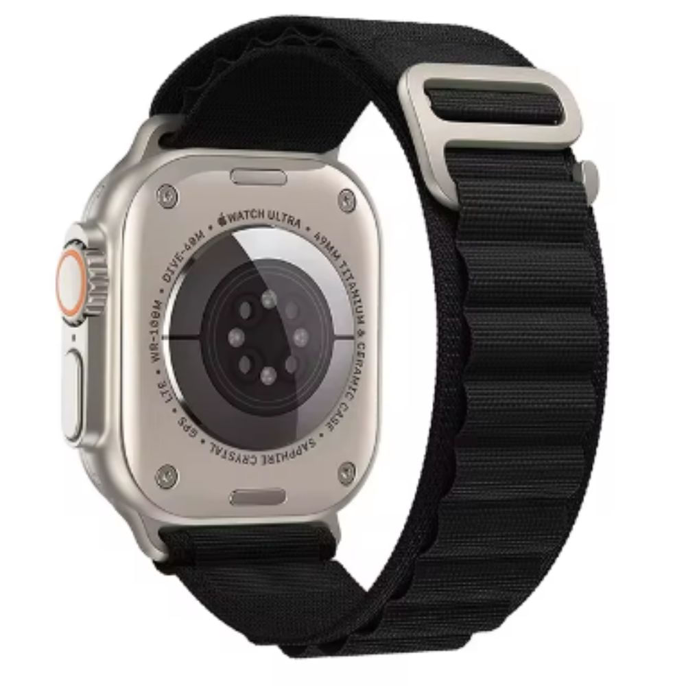 Correa Alpine Loop para Apple Watch de 42/44/45/49mm, negro