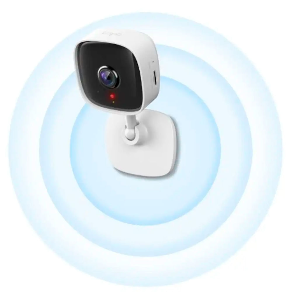 Imagen 2 del producto Cámara de seguridad Tapo C100 Full HD + Micro SD 128gb, Wi-Fi, audio bidireccional, blanco