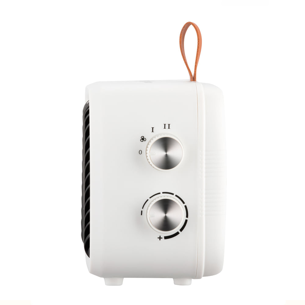 Imagen 2 del producto Termoventilador portátil Imaco 1000-1500W, 2 velocidades, blanco
