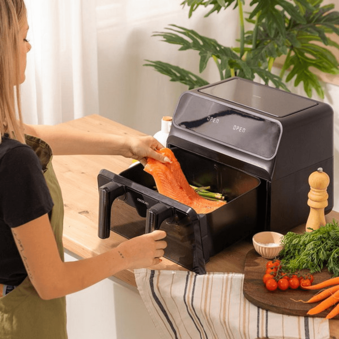 Imagen 2 del producto Freidora de aire Cecofry Advance 9000 2200w, 9 litros, panel digital, negro